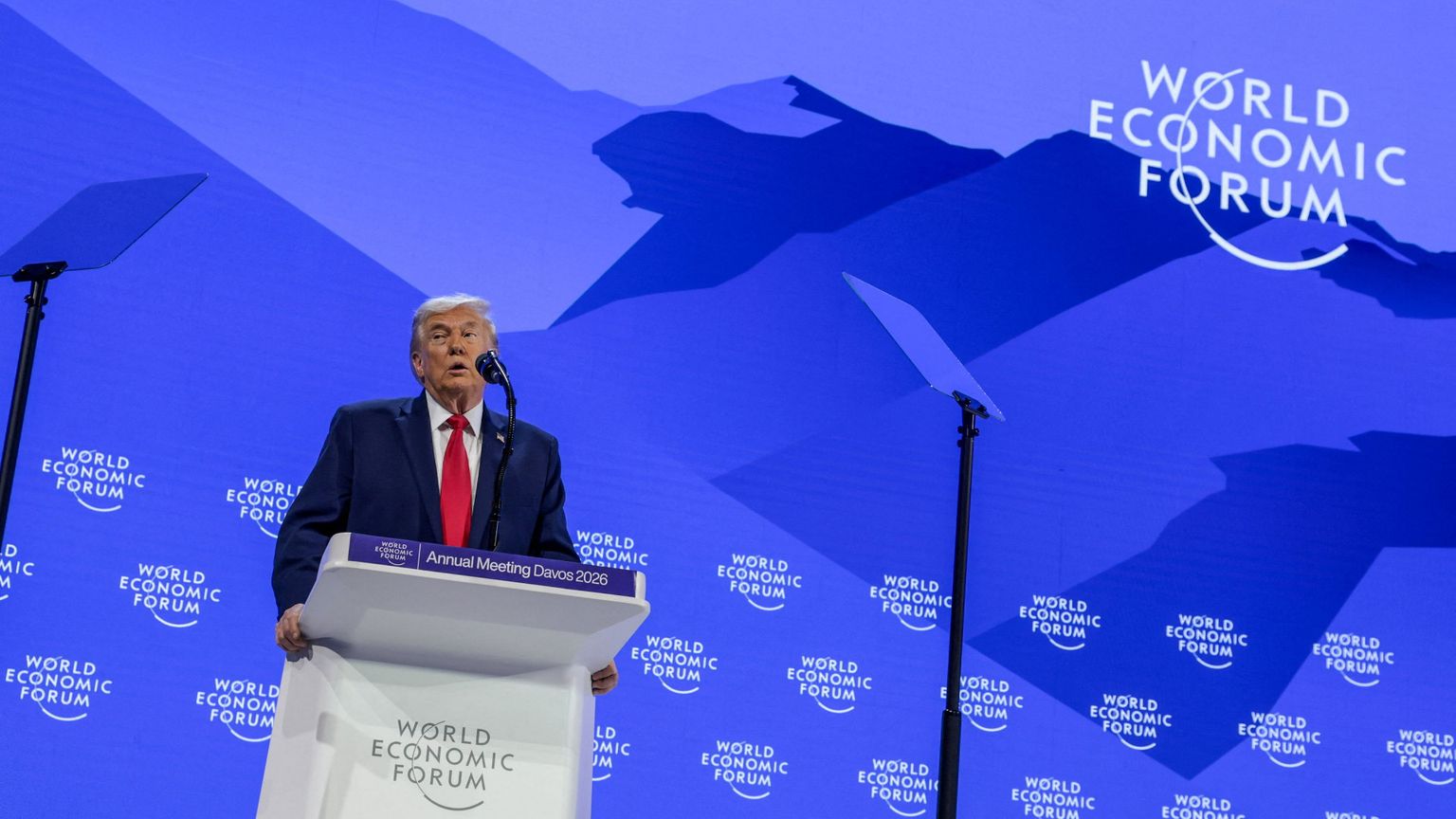 Trump a Davos