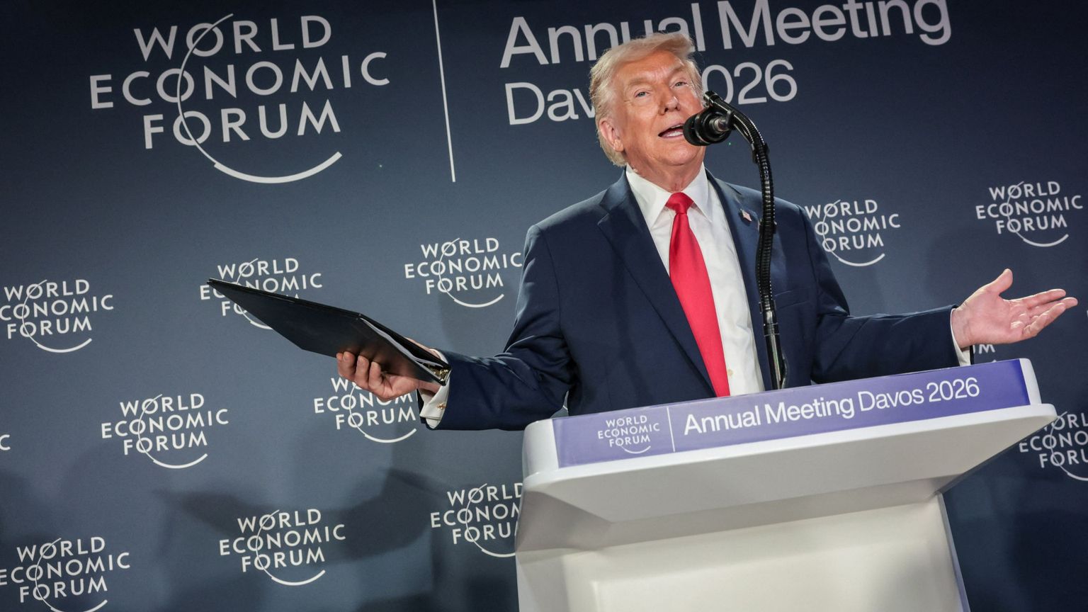 A Davos Trump ha rivendicato un miracolo economico che non c'è