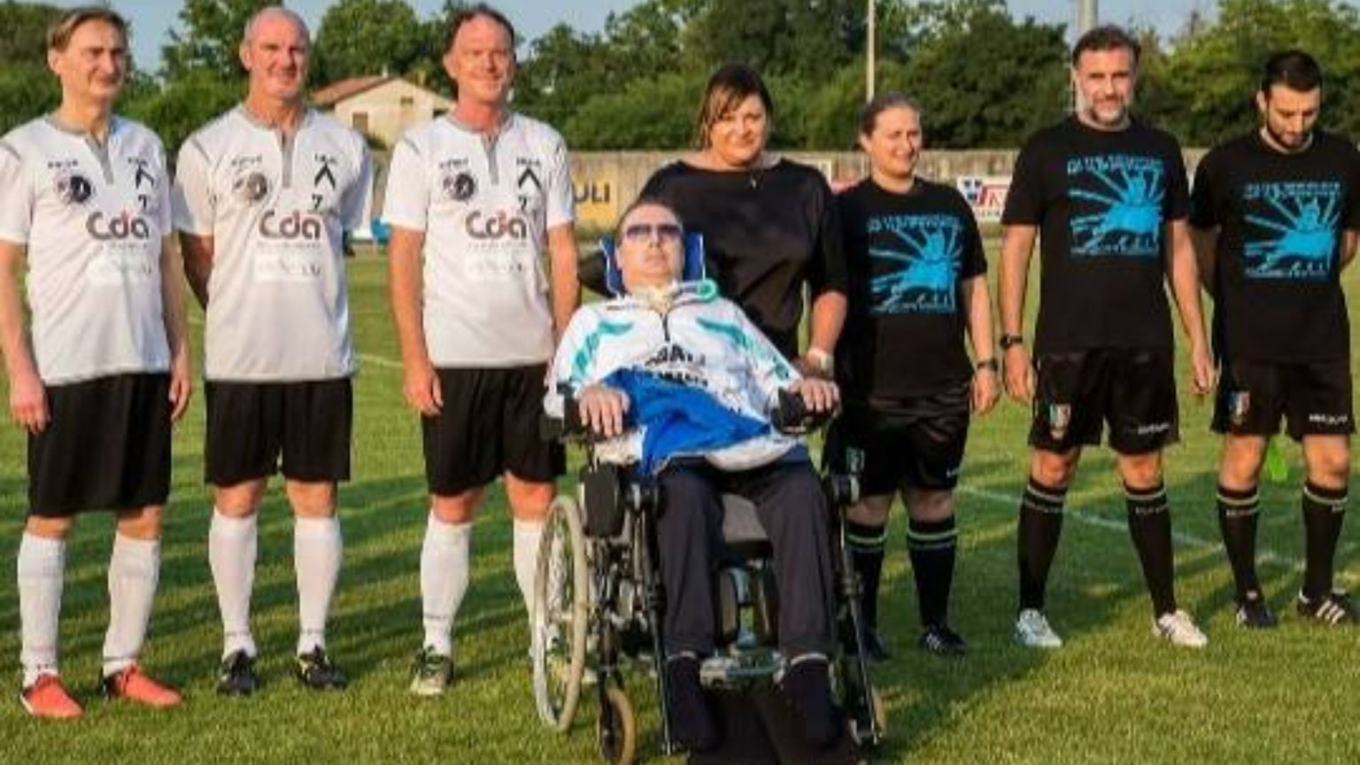 Stefano Marangone, il calciatore con la Sla e la voglia di vivere “contagiata” a tutti