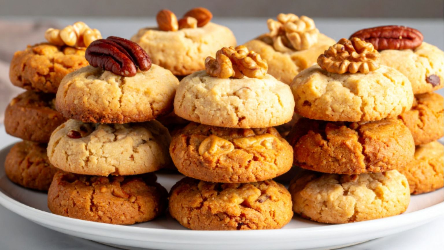 Un vassoio di biscotti