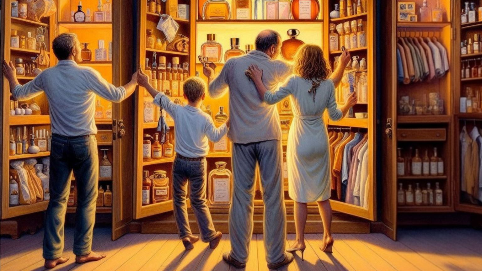 E tu, dove custodisci i profumi della tua famiglia? / IMMAGINE REALIZZATA CON L'IA