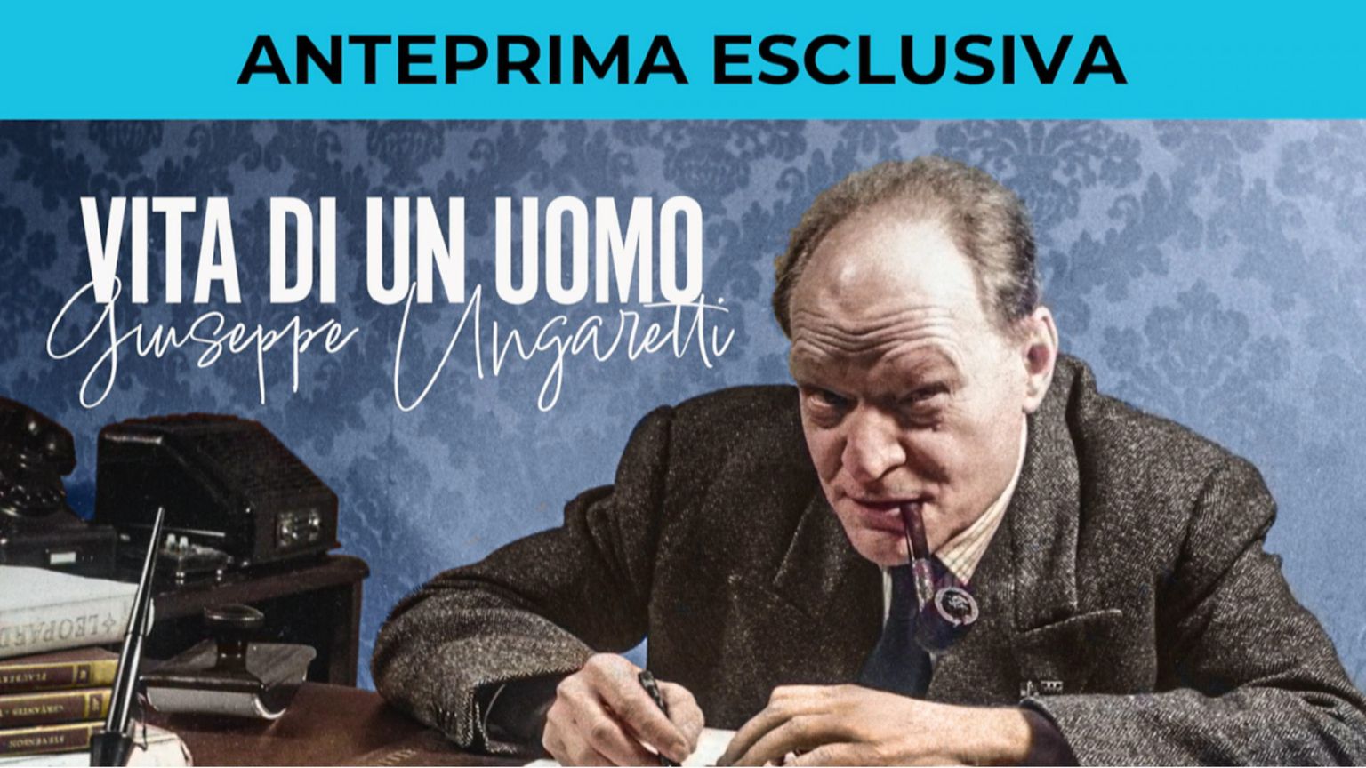 RaiPlay, la vita di Ungaretti tra fiction e documentario