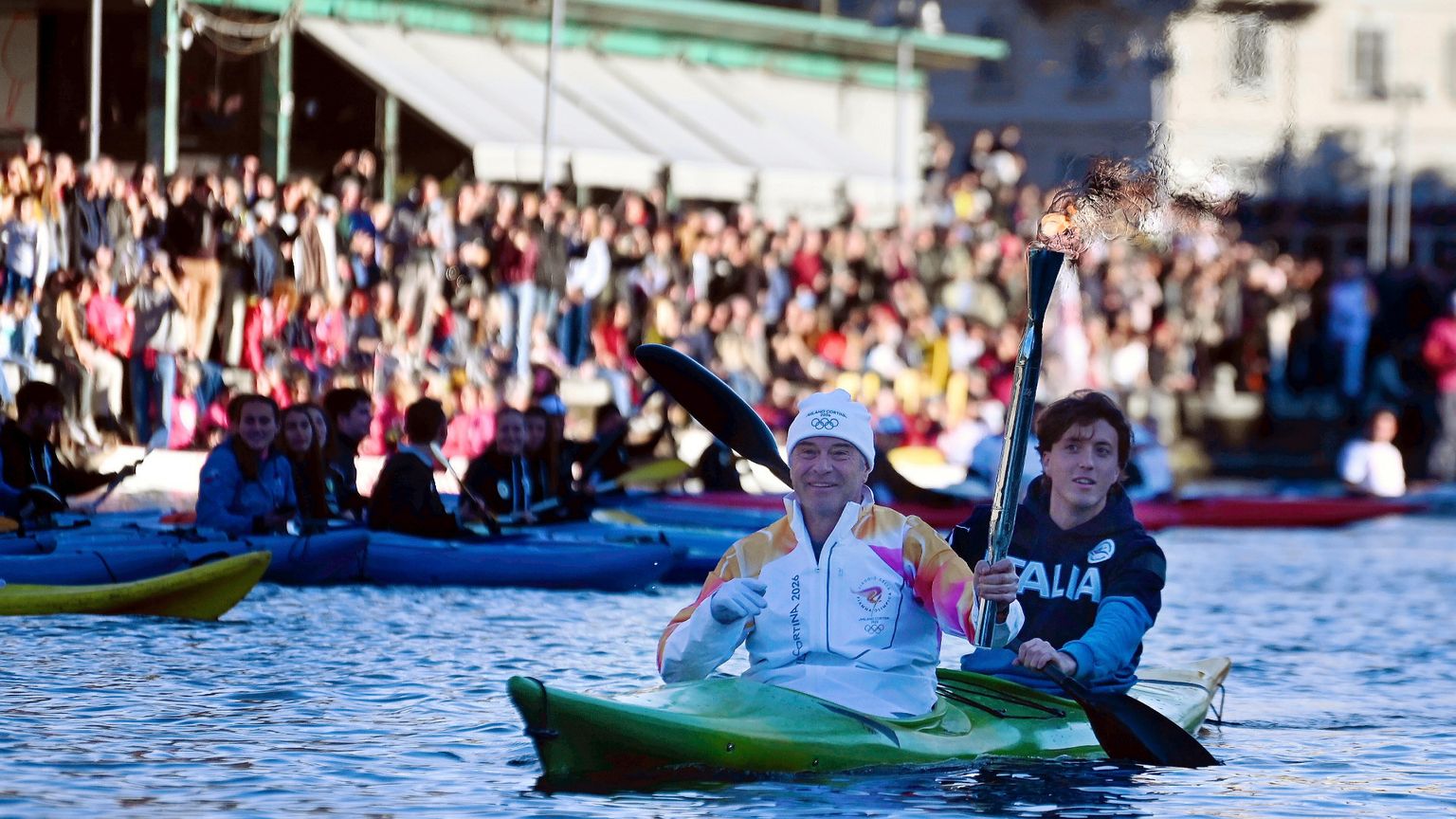 Milano in festa per l'inizio dei Giochi