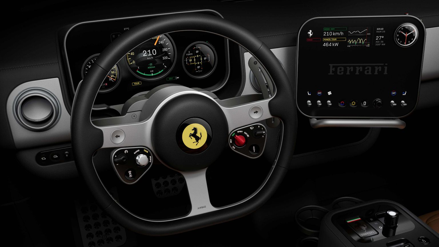 La prima Ferrari elettrica della storia si chiamerà Luce e spiazza tutti