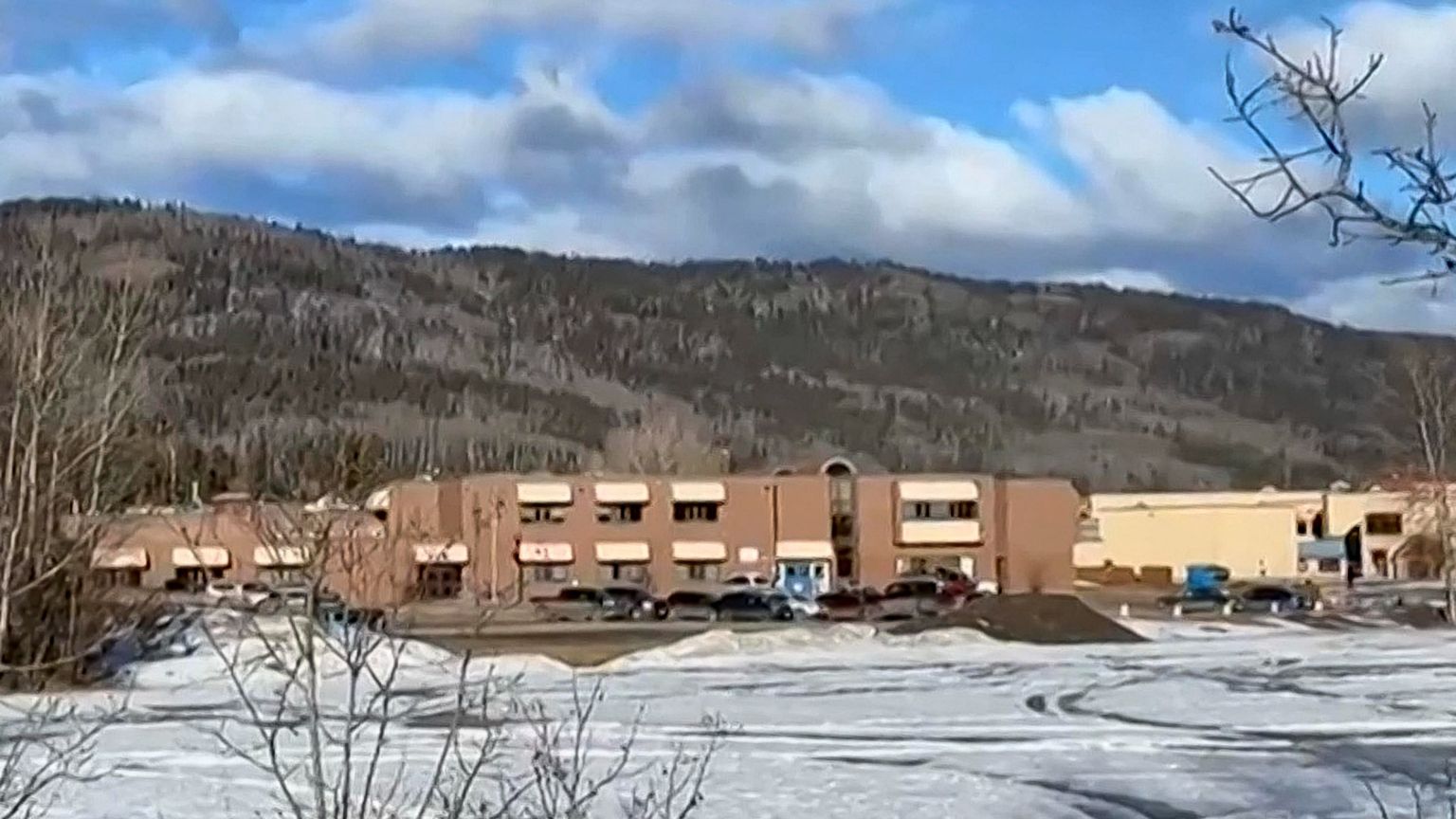 La scuola secondaria a  a Tumbler Ridge dove è avvenuta la sparatoria