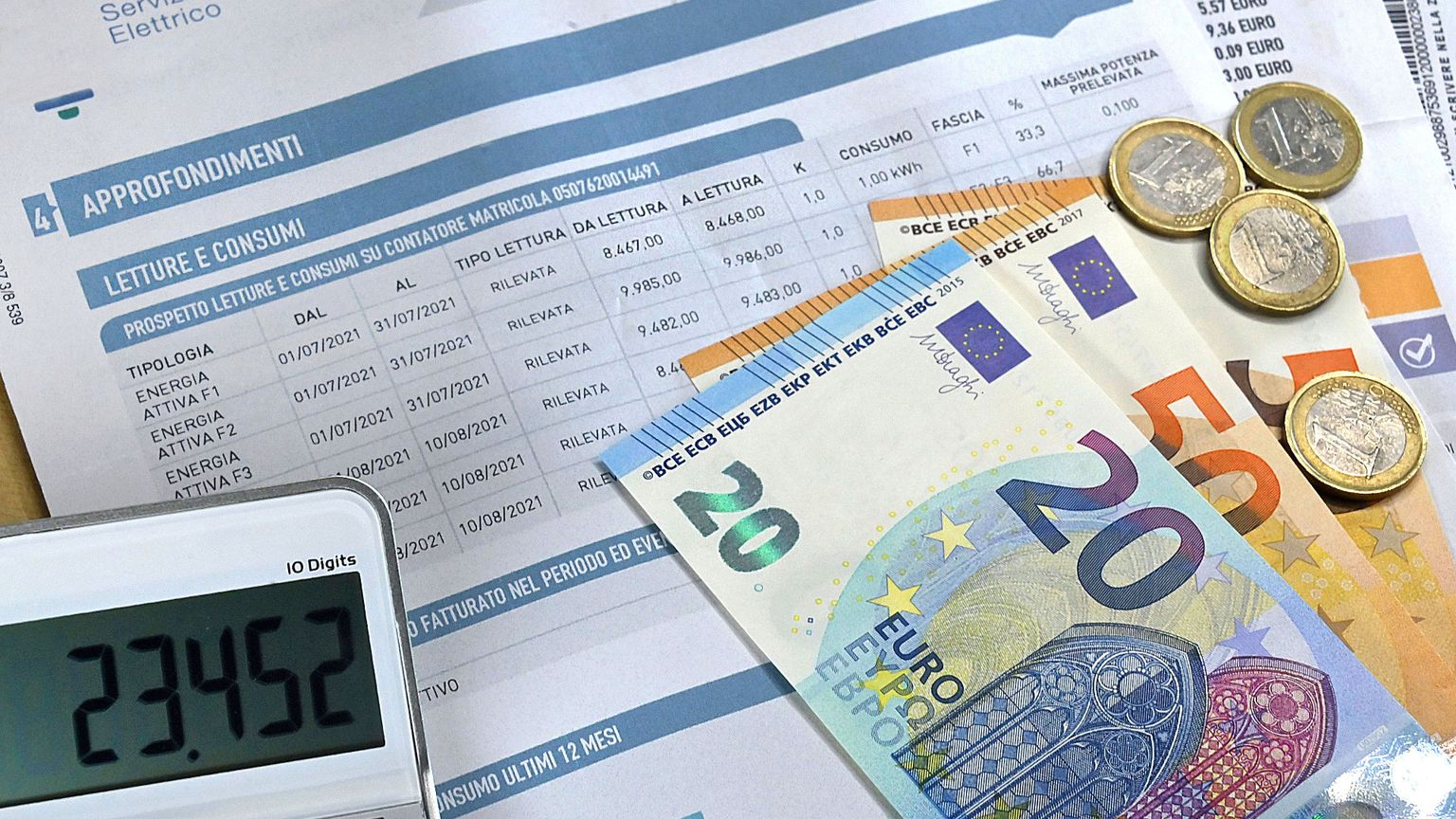 Un decreto legge sul caro-bollette: 90 euro ai destinatari del bonus sociale
