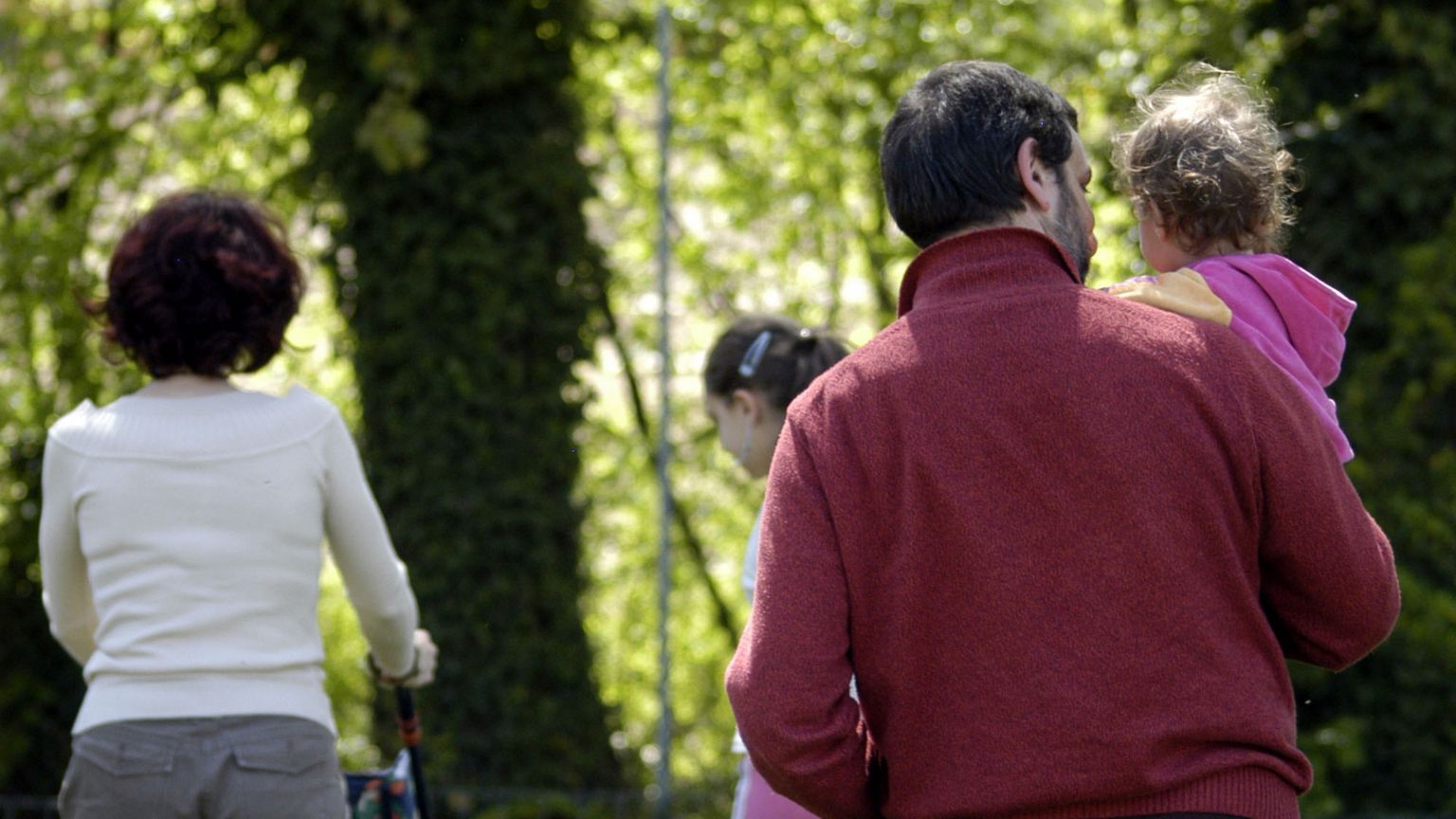 Una famiglia al parco
