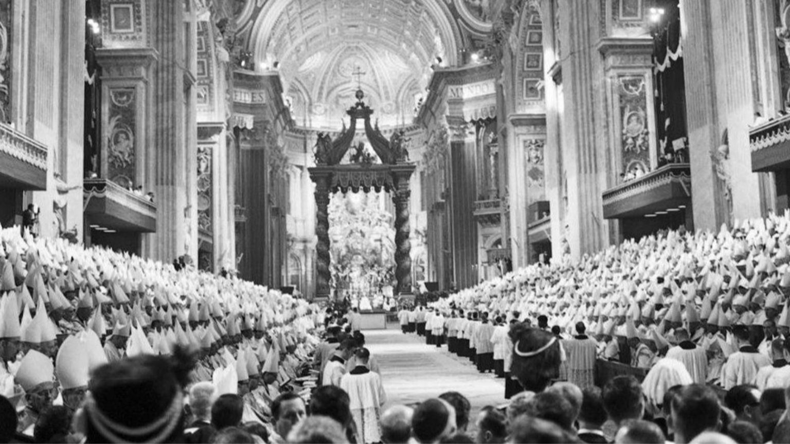 La sessione di apertura del Concilio
