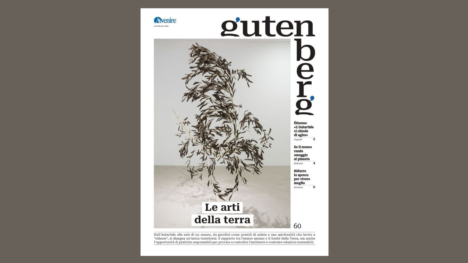 Su Gutenberg le arti della terra