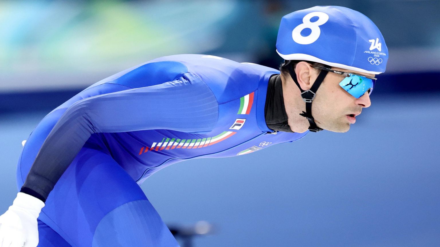 Medaglie azzurre. Andrea Giovannini bronzo nel pattinaggio di velocità