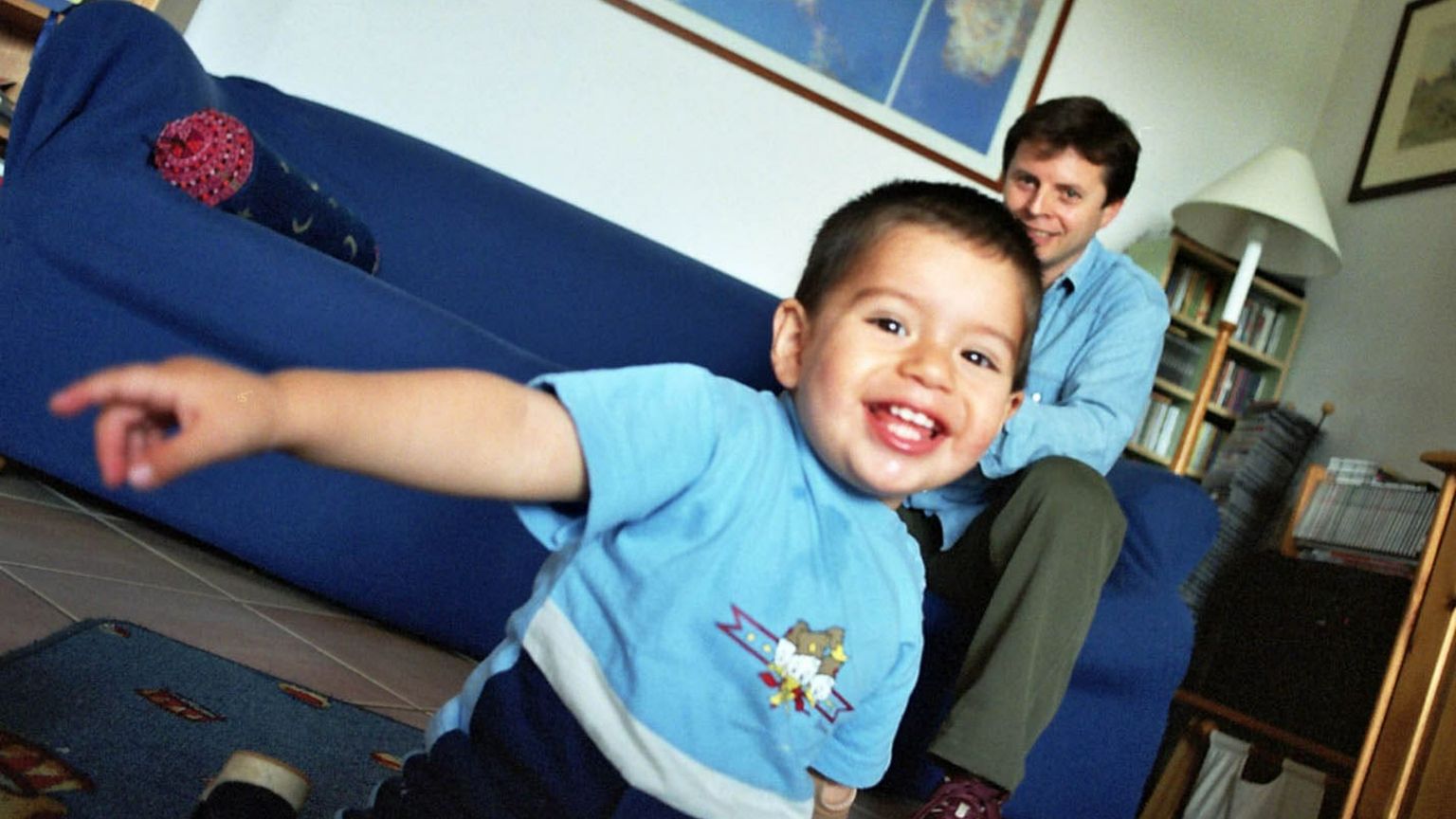 Un papà e il suo bambino