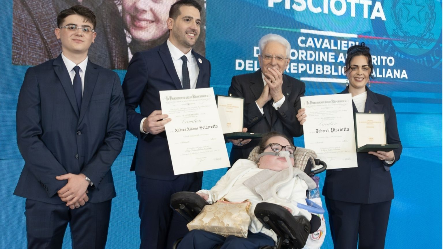 «Noi al Quirinale con Noemi, la nostra bambina “maestra di vita”»