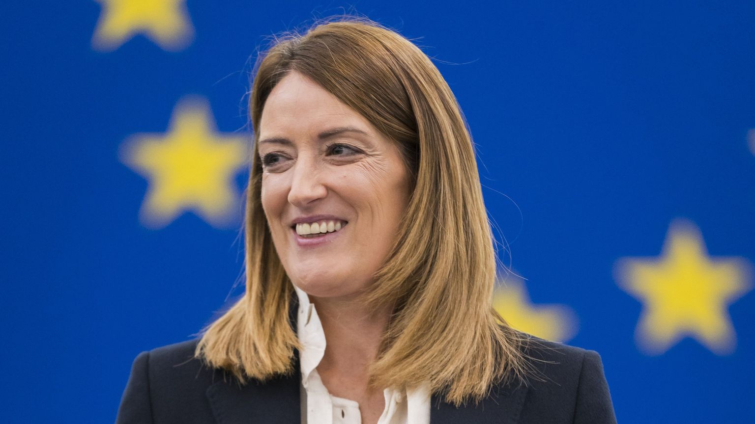 Roberta Metsola, maltese, presidente del Parlamento Europeo