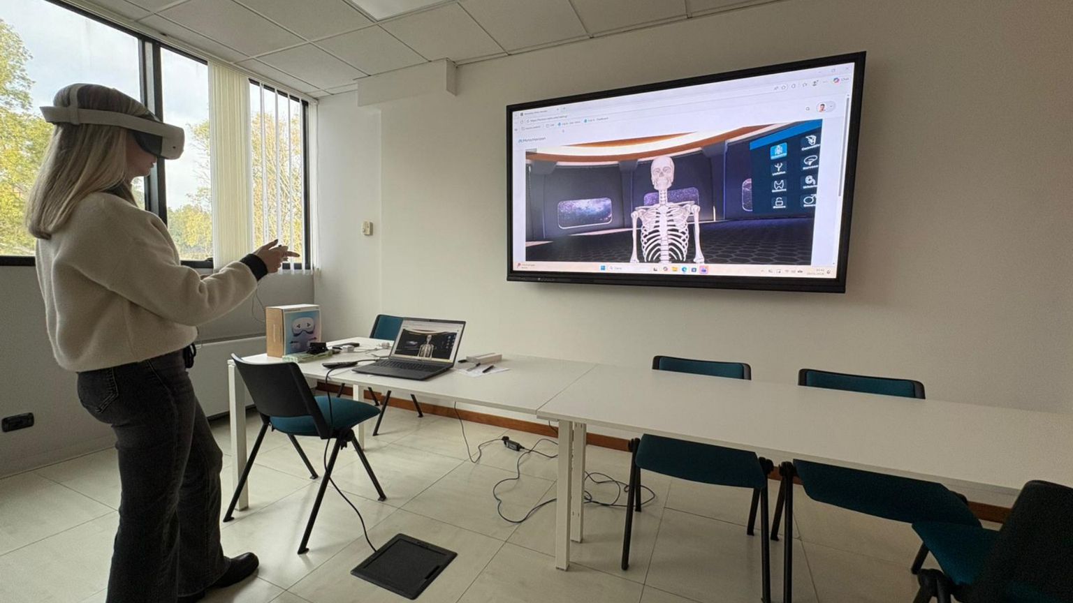 Uno dei simulatori presenti nel centro didattico. Foto Uer