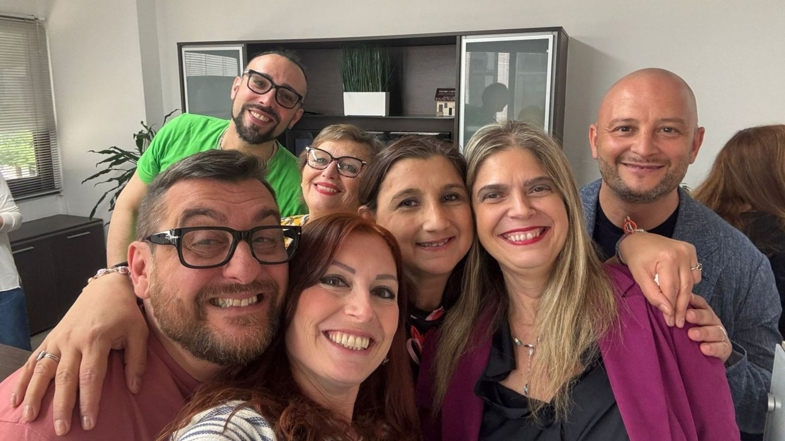 Il team della cooperativa sociale "Ra