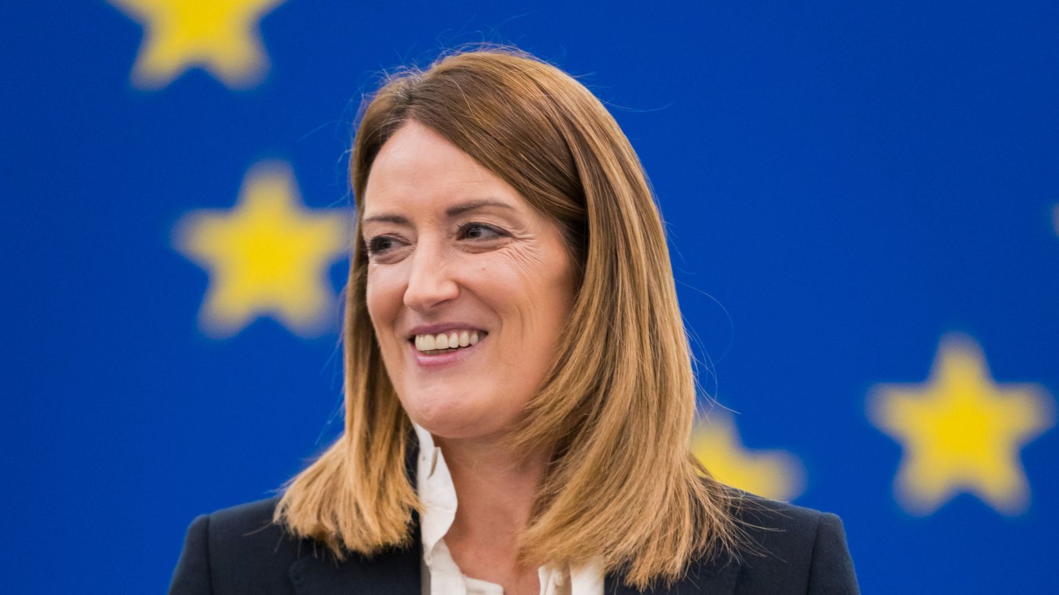 Roberta Metsola, maltese, presidente del Parlamento Europeo