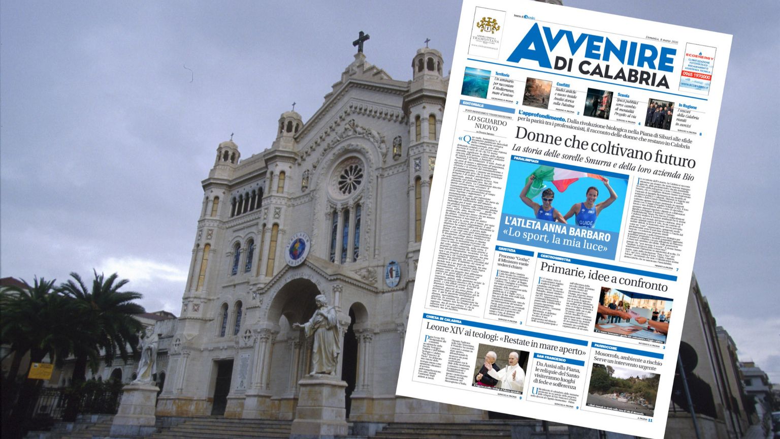 Domani in edicola su Avvenire di Calabria: donne, politica, Chiesa e territori al centro del nuovo numero