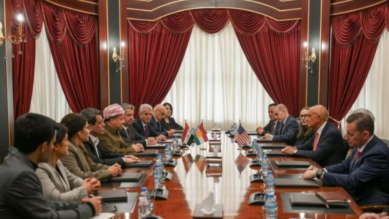 L’incontro a Erbil nel Kurdistan iracheno, il 18 gennaio, fra diplomatici americani e rappresentanti curdi / Kurdistan24