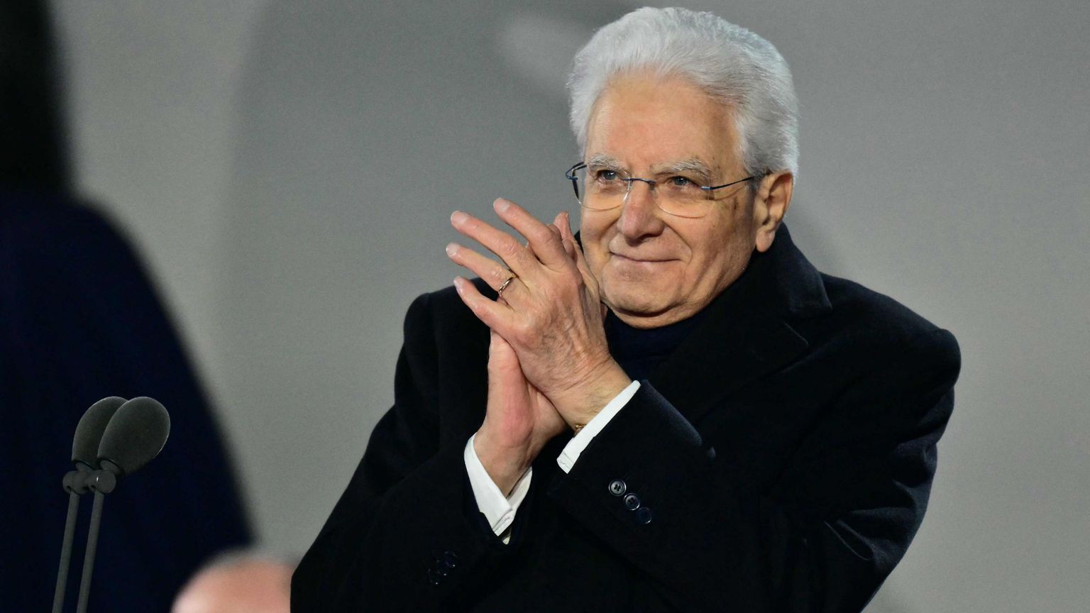 Il presidente della Repubblica Sergio Mattarella. Foto di Stefano RELLANDINI / AFP