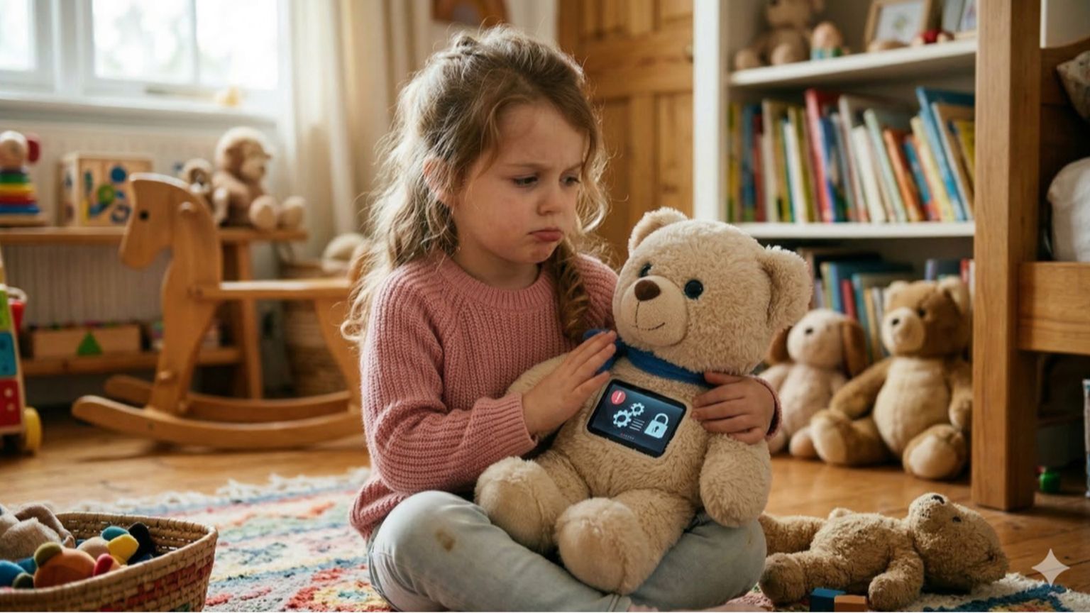 «Ti voglio bene», dice la bambina al peluche. «Attieniti alle linee guida», risponde lui.