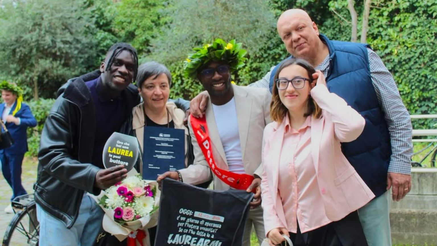 La famiglia Cardaropoli, il giorno della laurea di Arnold / Instagram