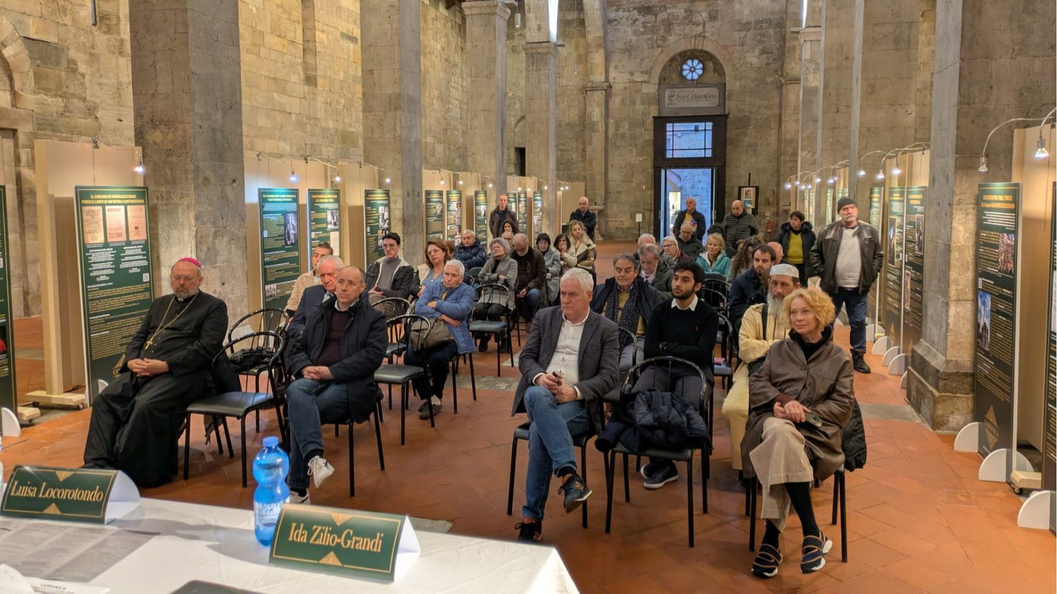 L'inaugurazione della mostra "Coranica" a Lucca