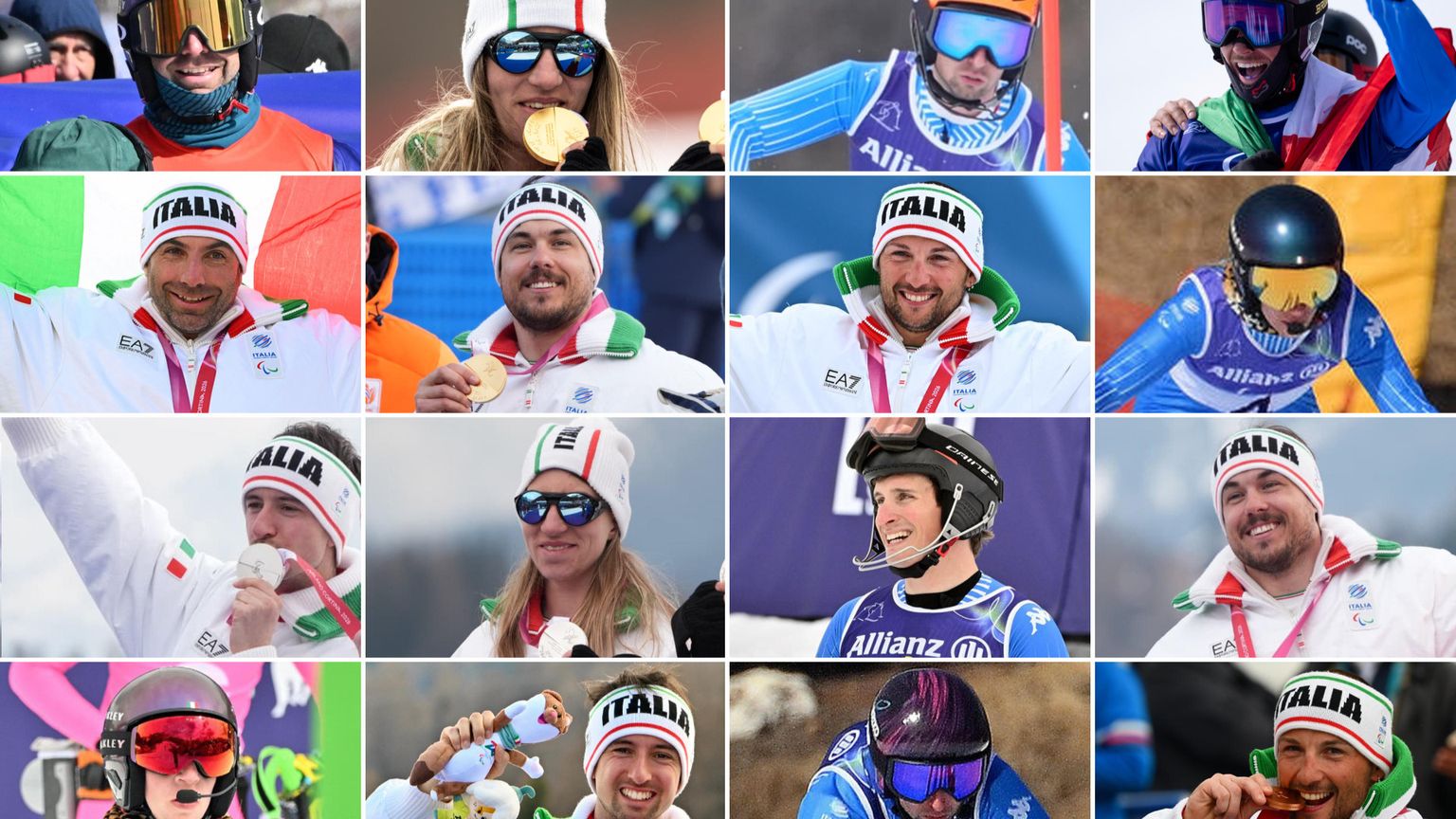 Una per una, tutte le 16 medaglie del record azzurro alle Paralimpiadi invernali