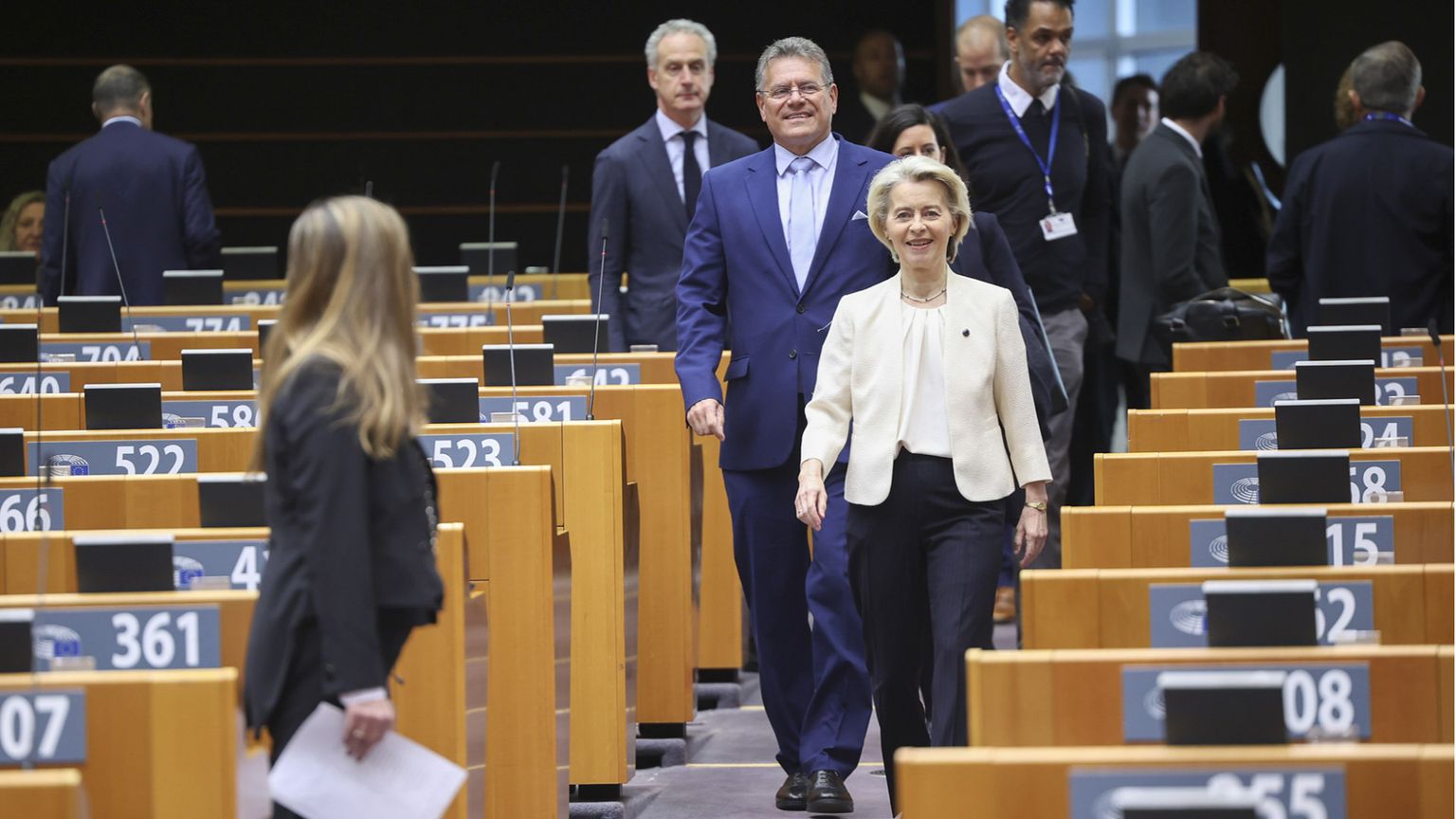 La presidente della Commissione Europea, Ursula Von Der Leyen