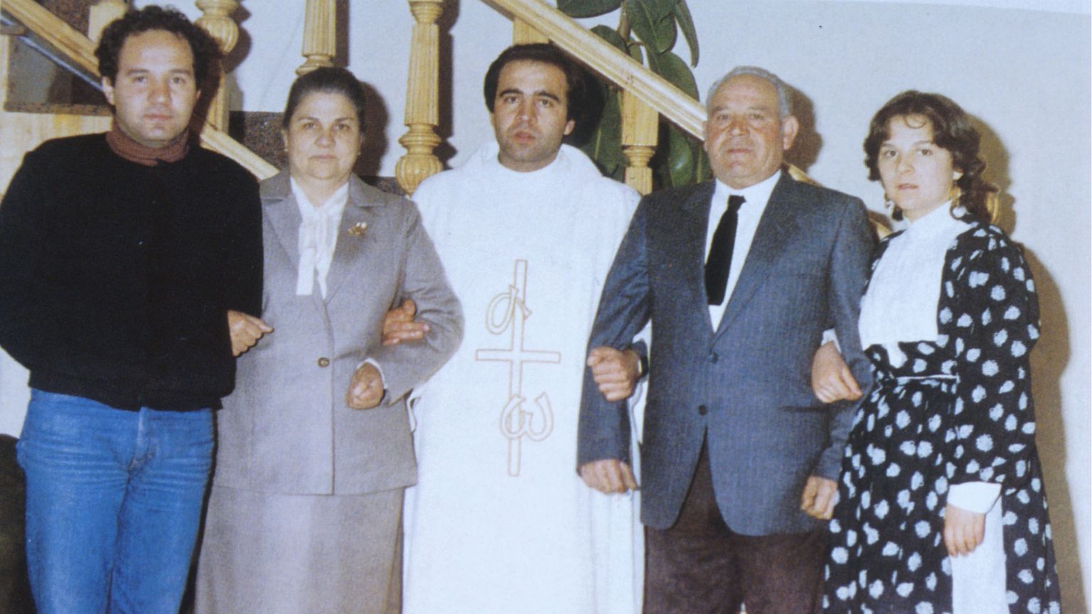 Don Peppe Diana assieme alla famiglia