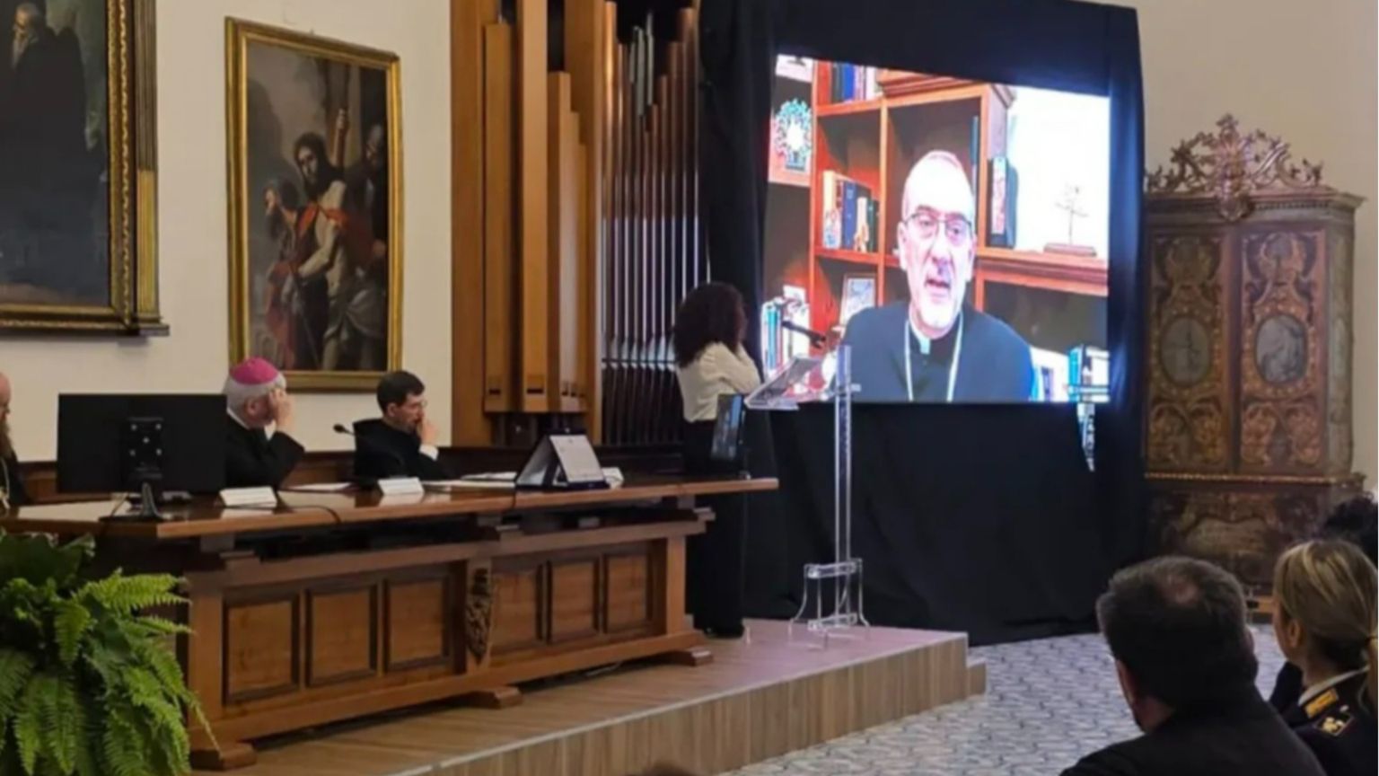 Montecassino, Pizzaballa riceve il premio internazionale "Pacis nuntius"