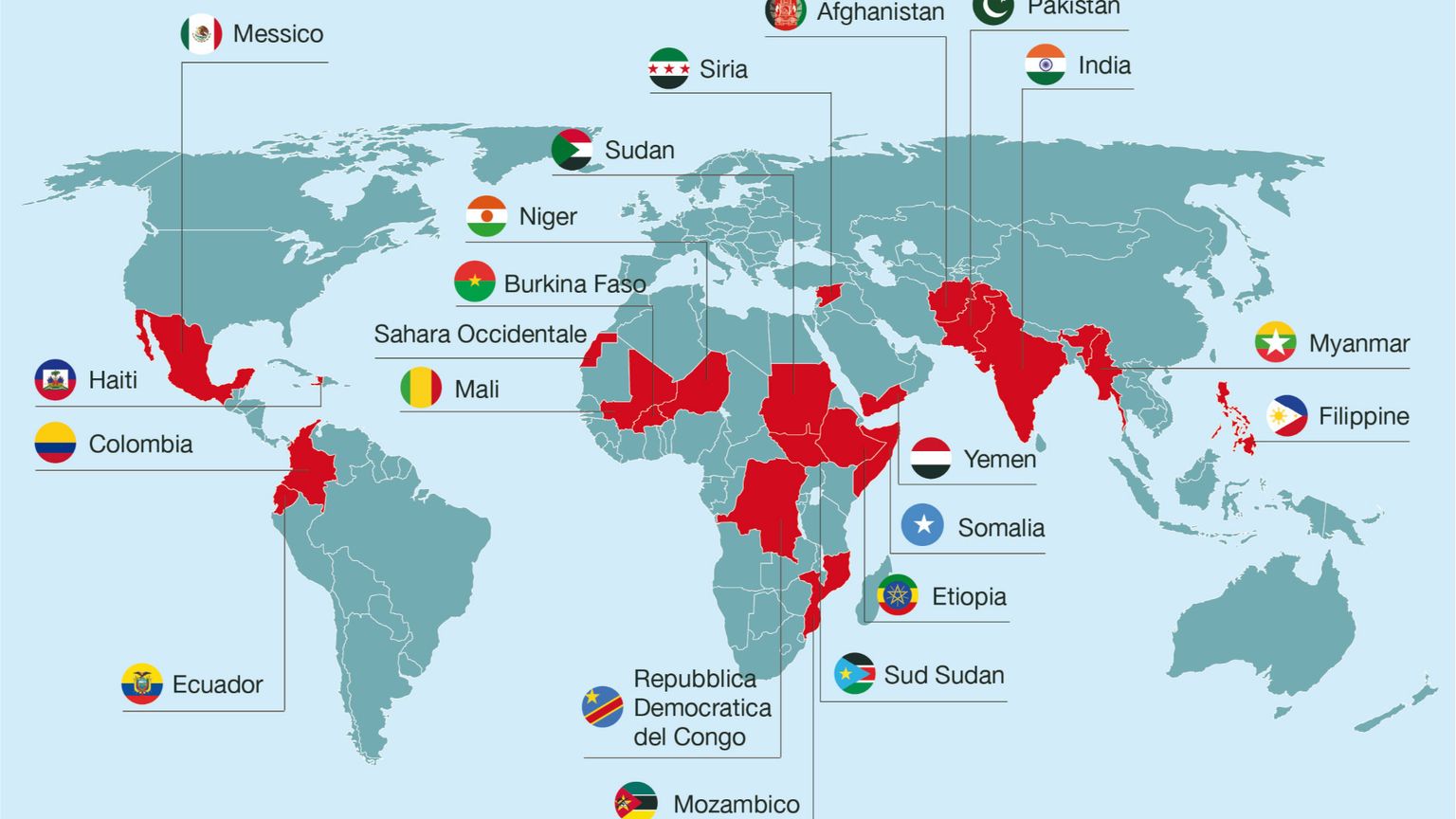 Guerre dimenticate, ci sono 59 buoni motivi per raccontarle