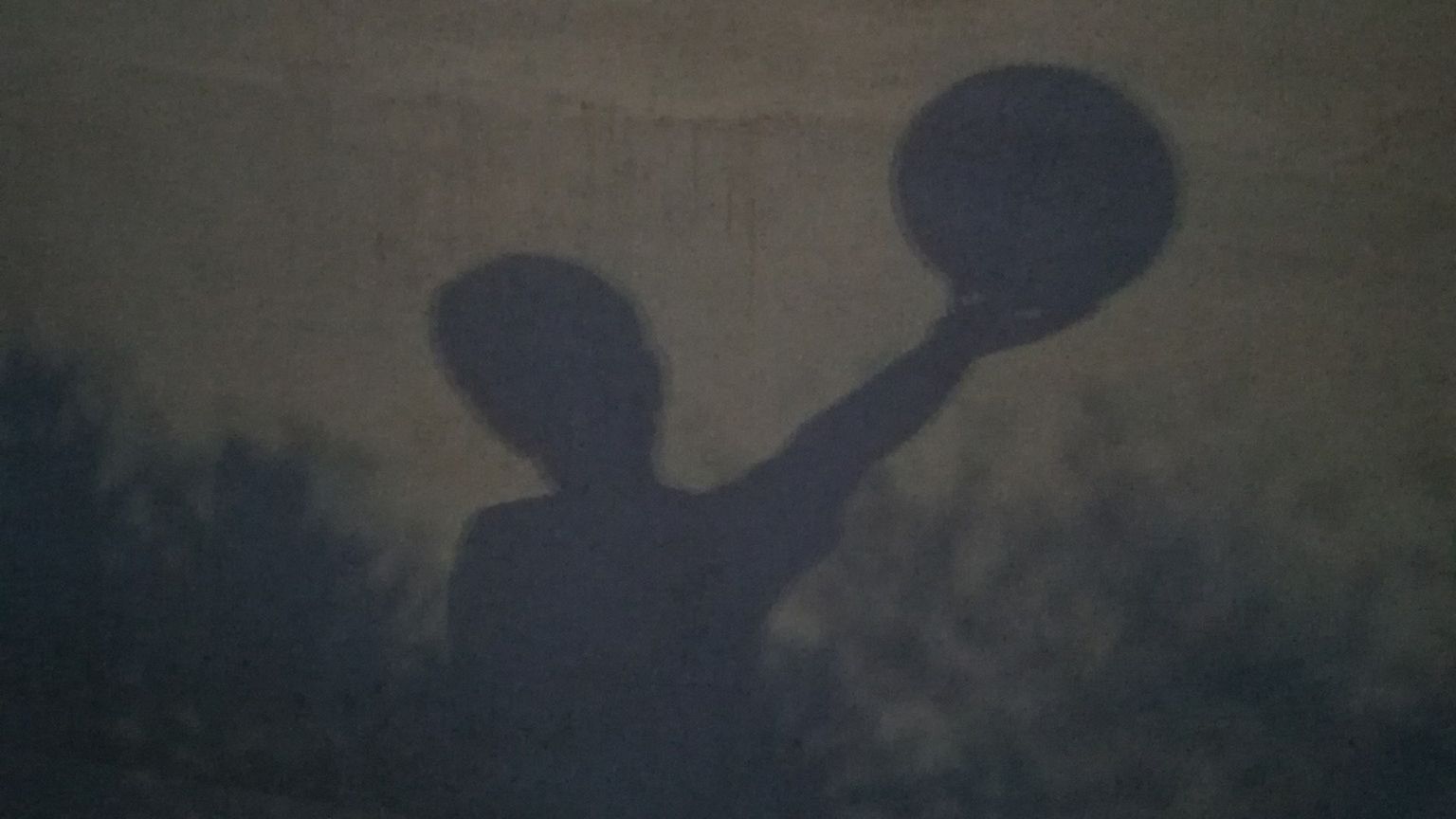 Un bambino con un pallone