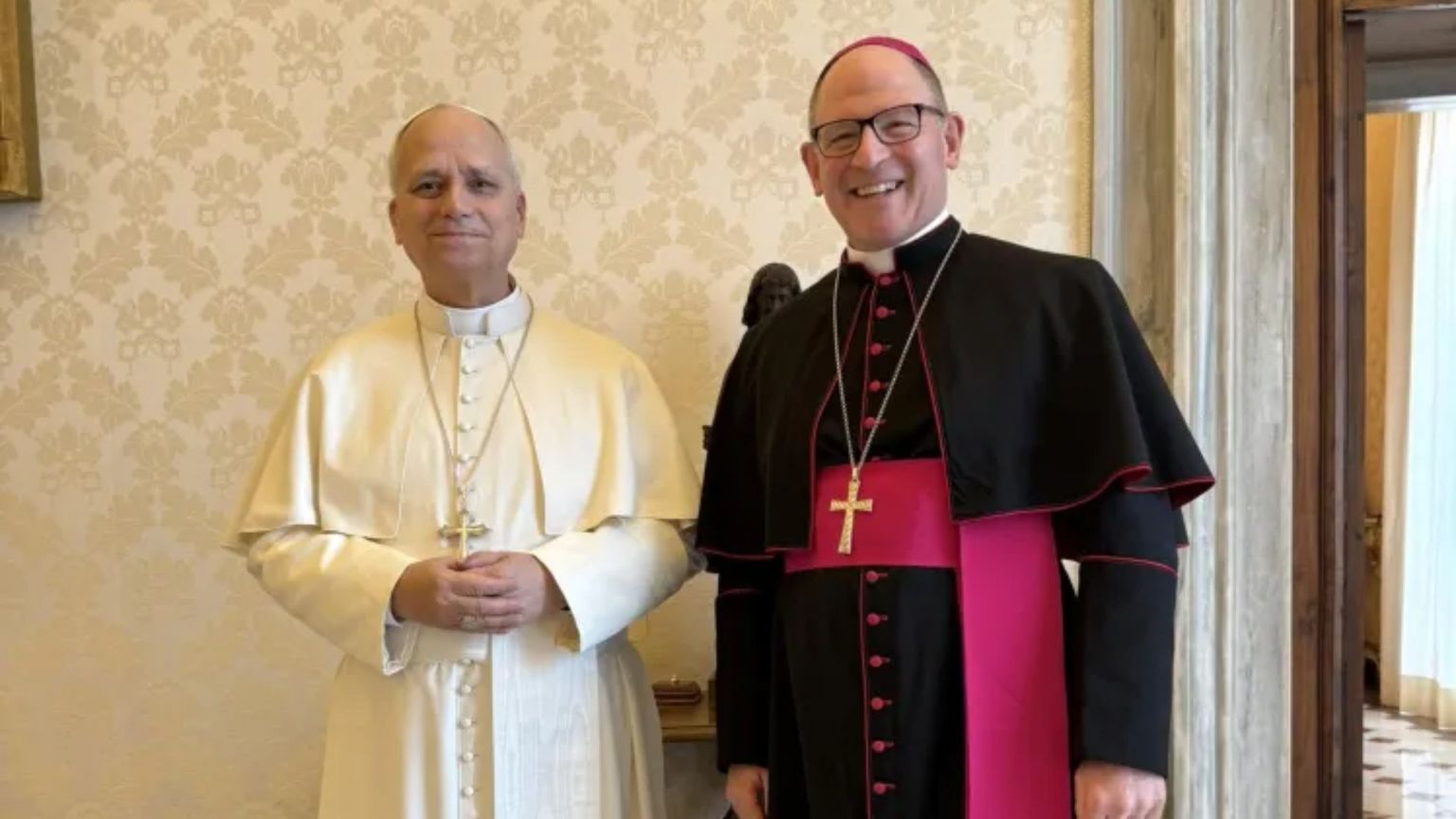 Randazzo con papa Leone XIV