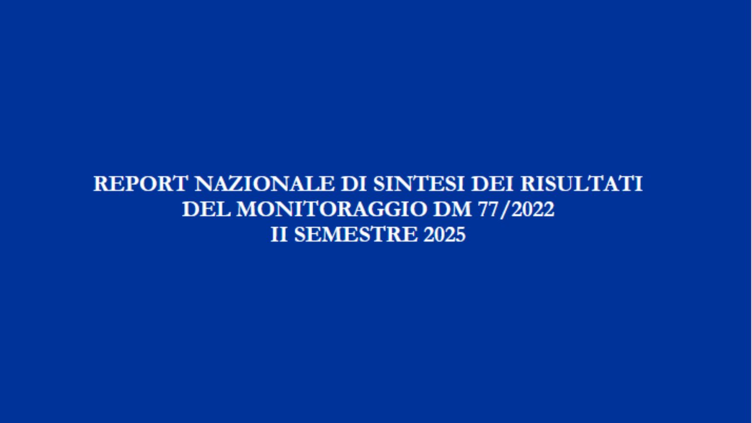 Sanità, operativo il 4% delle Case della comunità