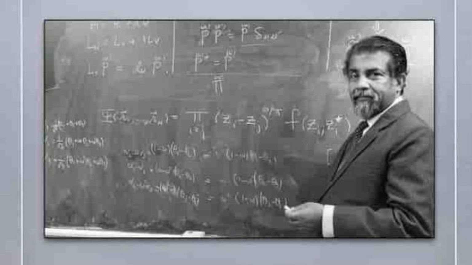 George Sudarshan che sapeva vivere la scoperta