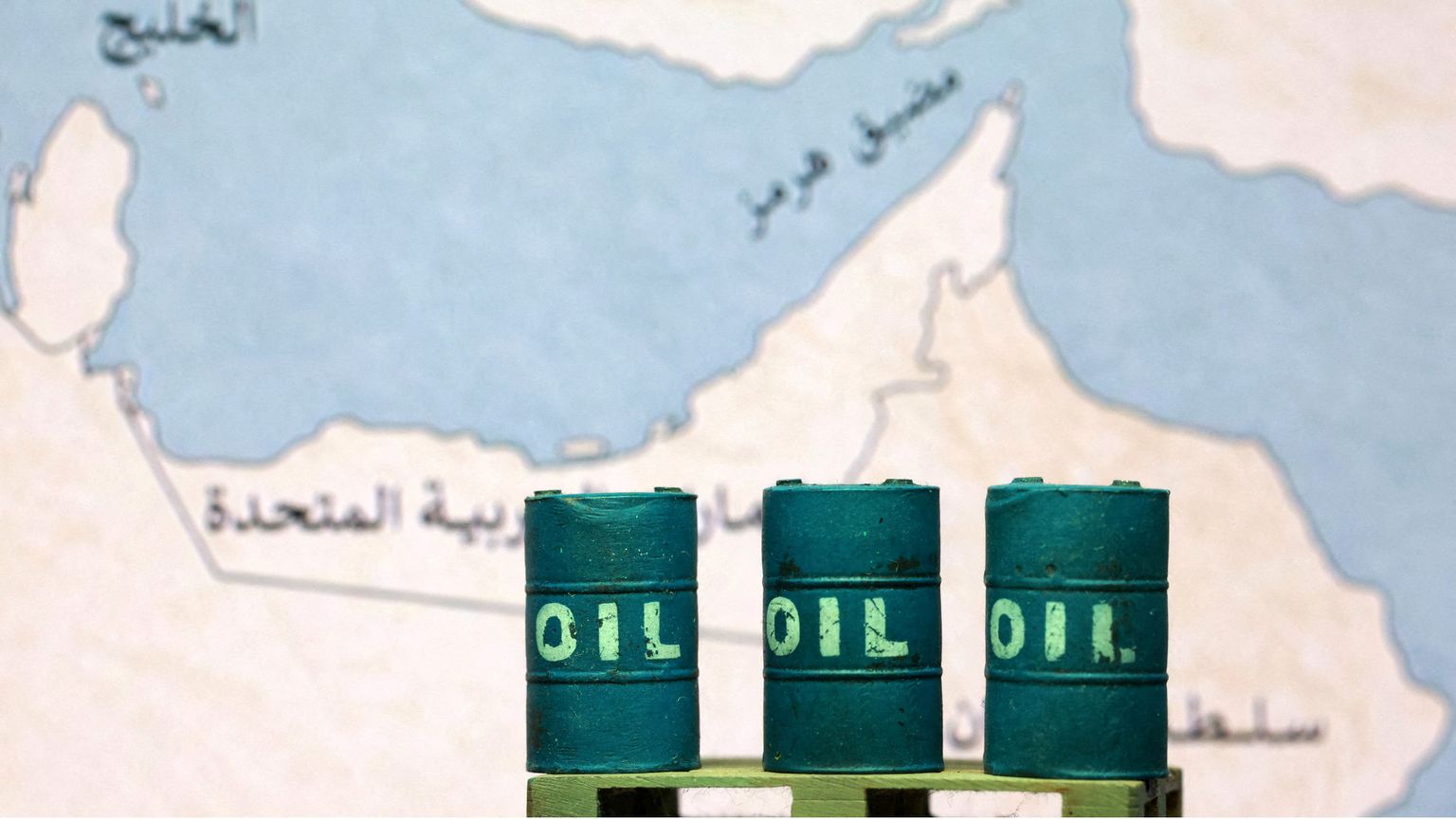 Una mappa dello Stretto di Hormuz