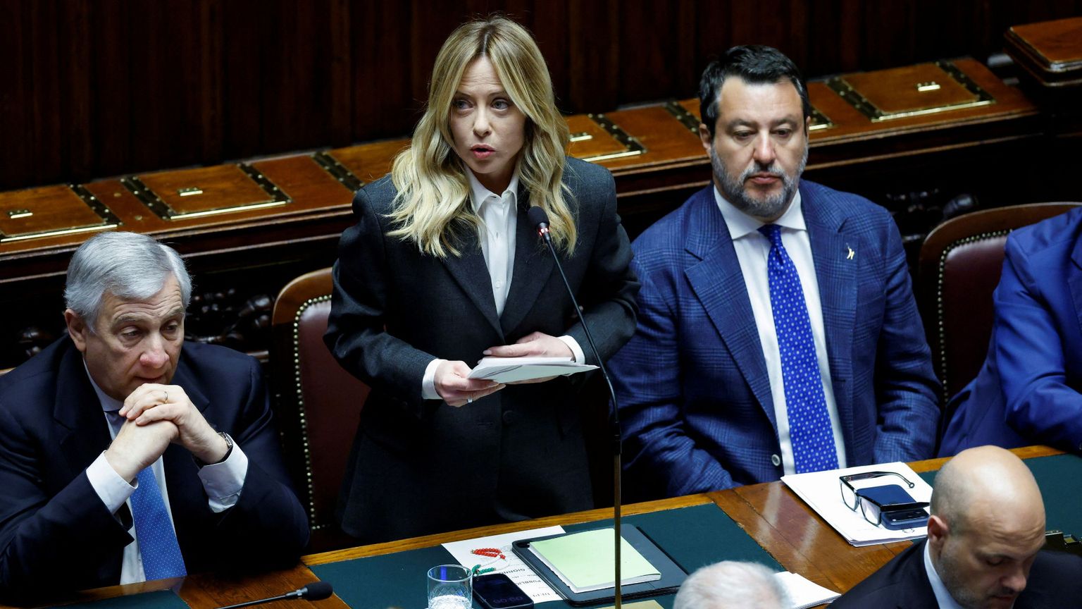 Meloni alla Camera il 9 aprile 2026/ REUTERS