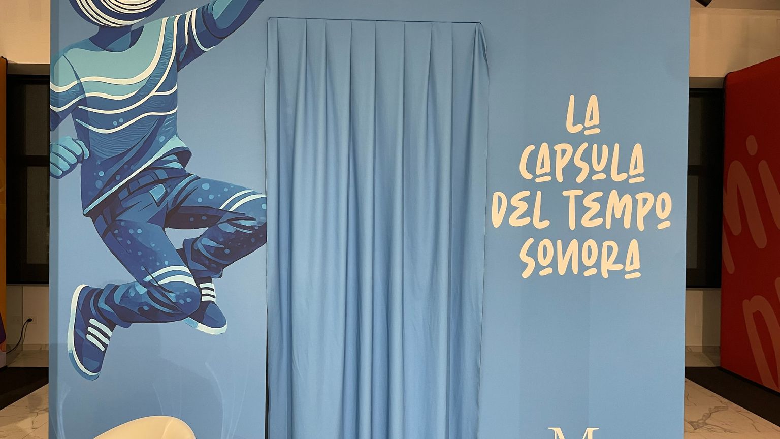 La stanza della "confessione anonima" dove i giovani hanno potuto parlare liberamente dei propri problemi