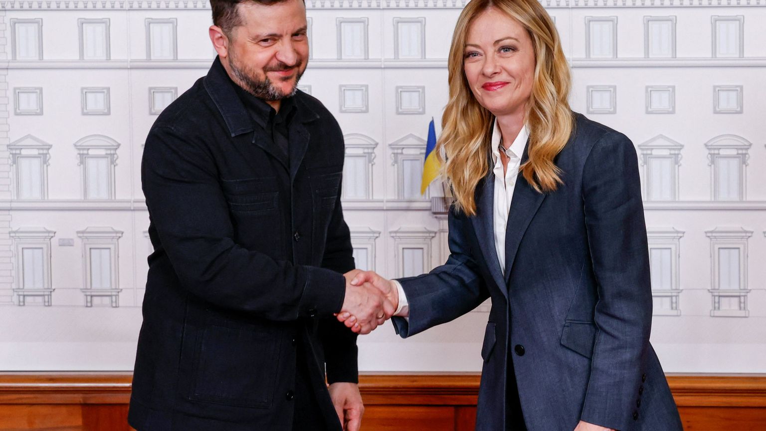 Meloni ha incontrato Zelensky a Roma e si è detta interessata alla produzione di droni