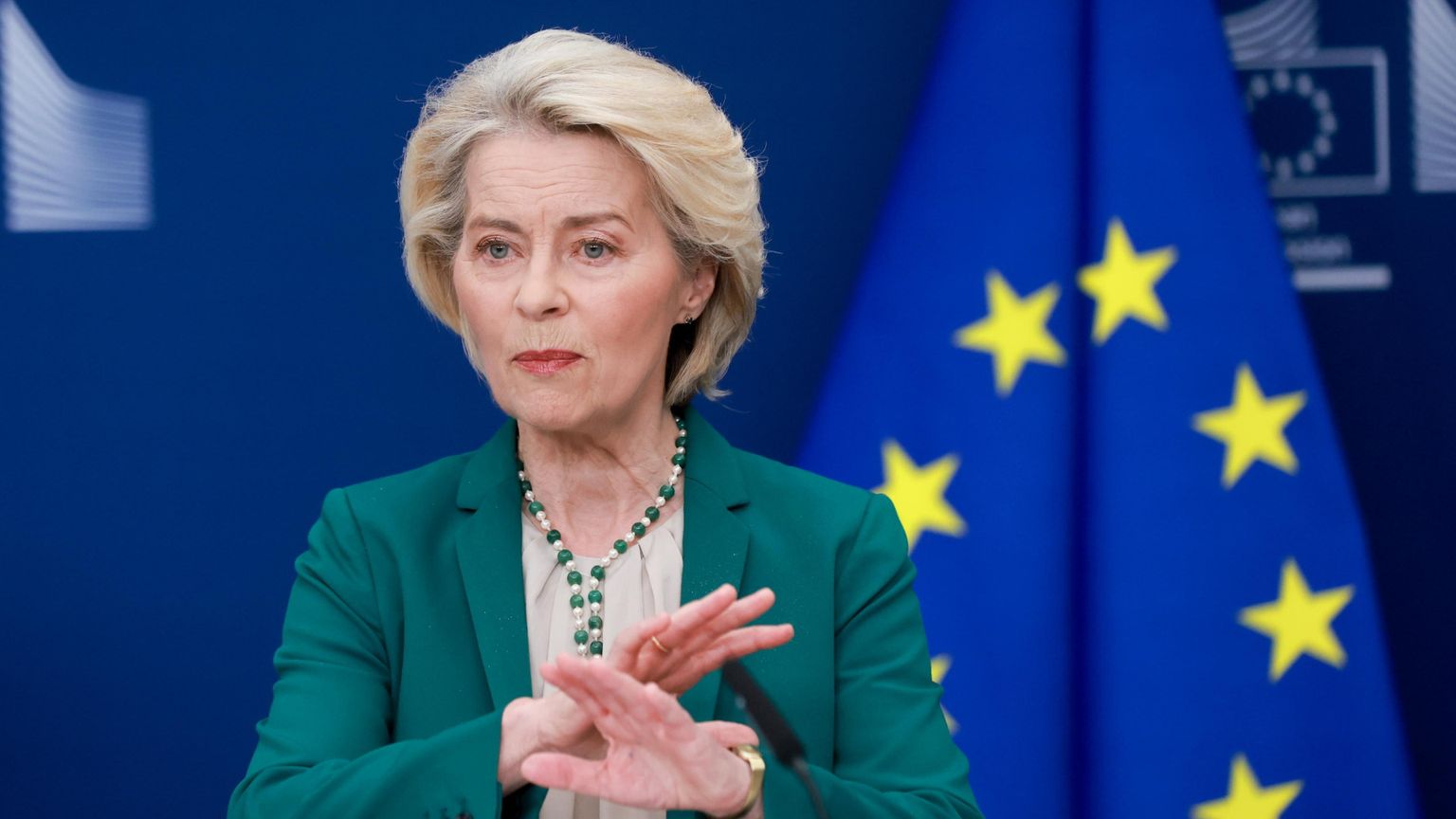 Ursula von der Leyen /Ansa