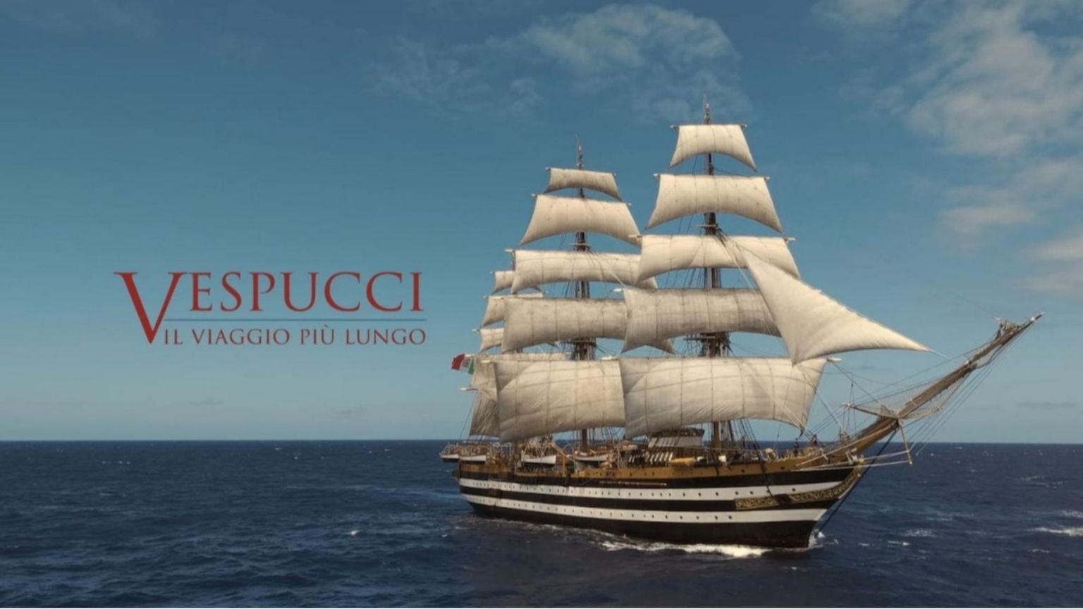 Vespucci in onda I giovani marinai della nave scuola veleggiano in tv
