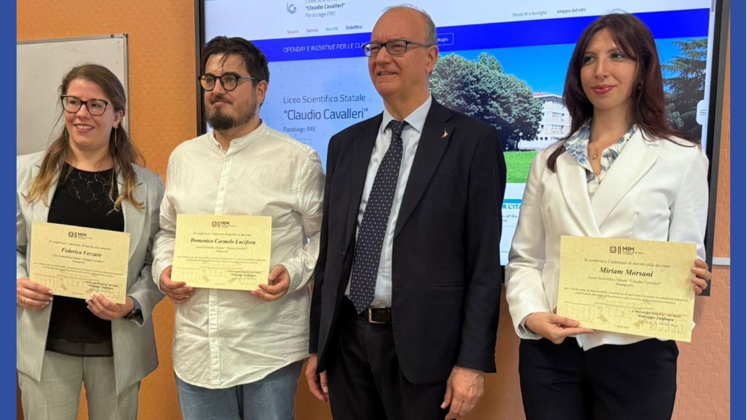 I prof mettono in salvo la classe durante la gita: premiati da Valditara