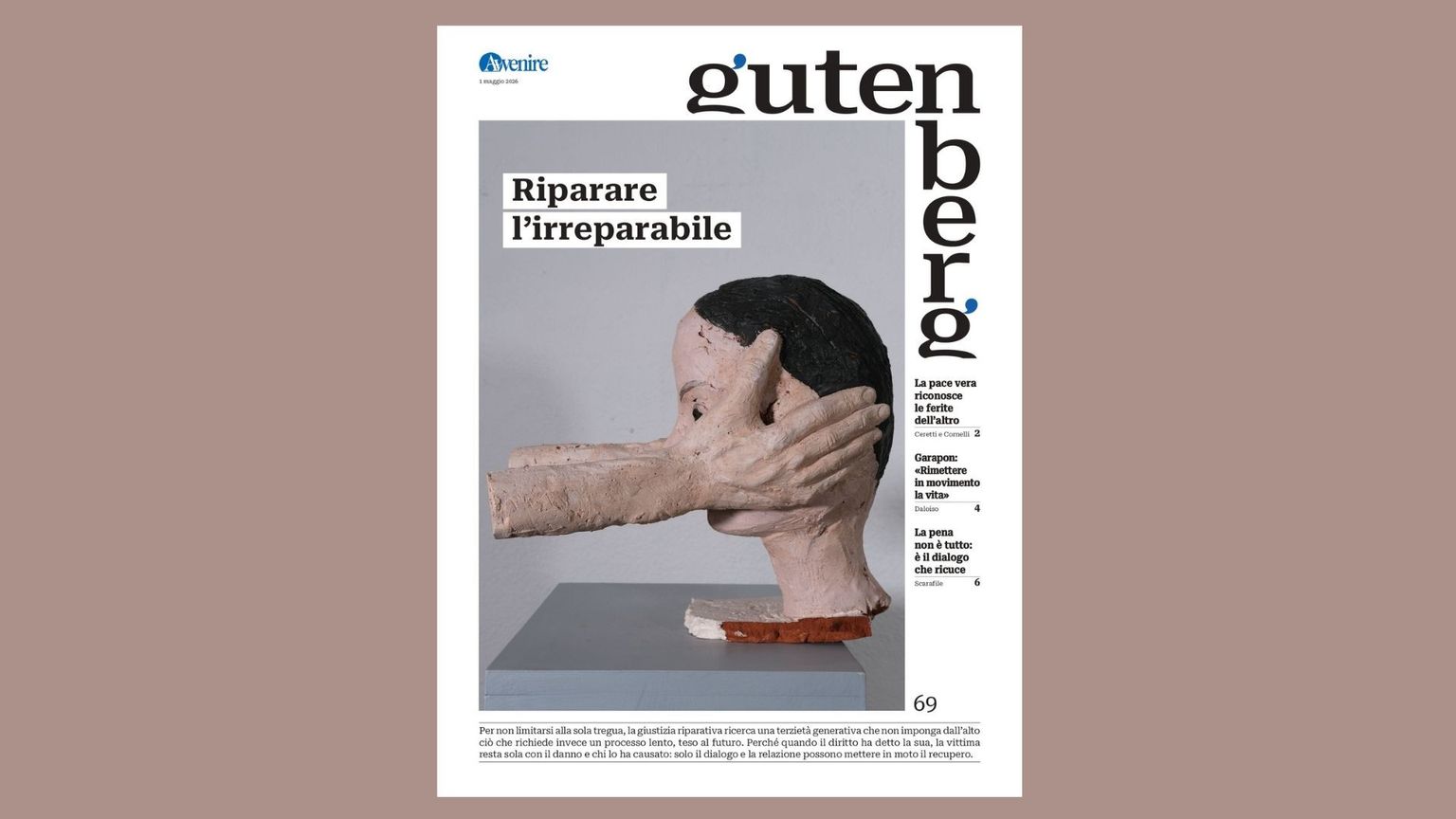 Riparare l'irreparabile: la giustizia riparativa sul nuovo Gutenberg