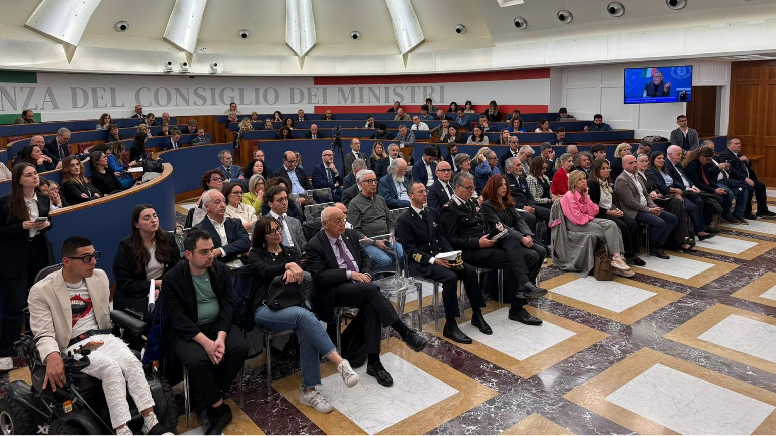 Il pubblico alla conferenza stampa di presentazione di ExpoAID 2026