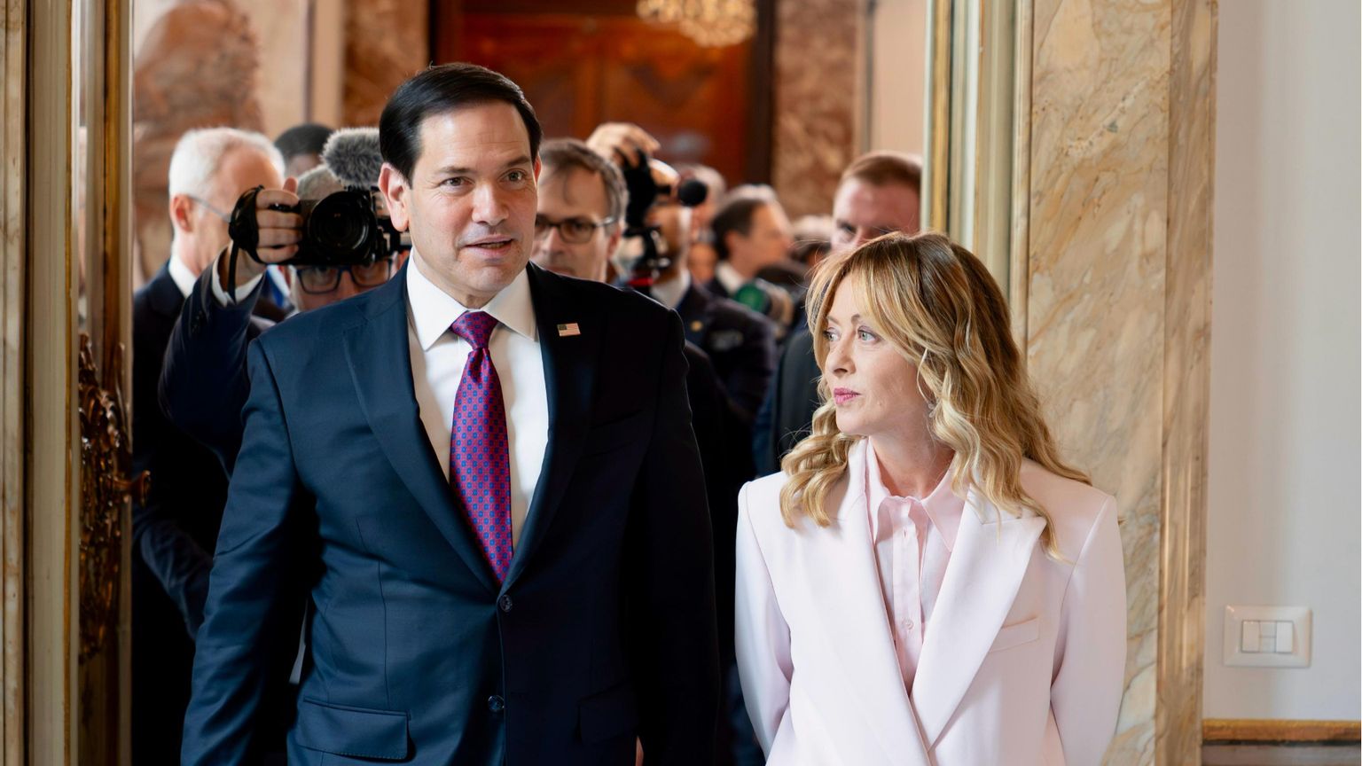 Rubio e Meloni