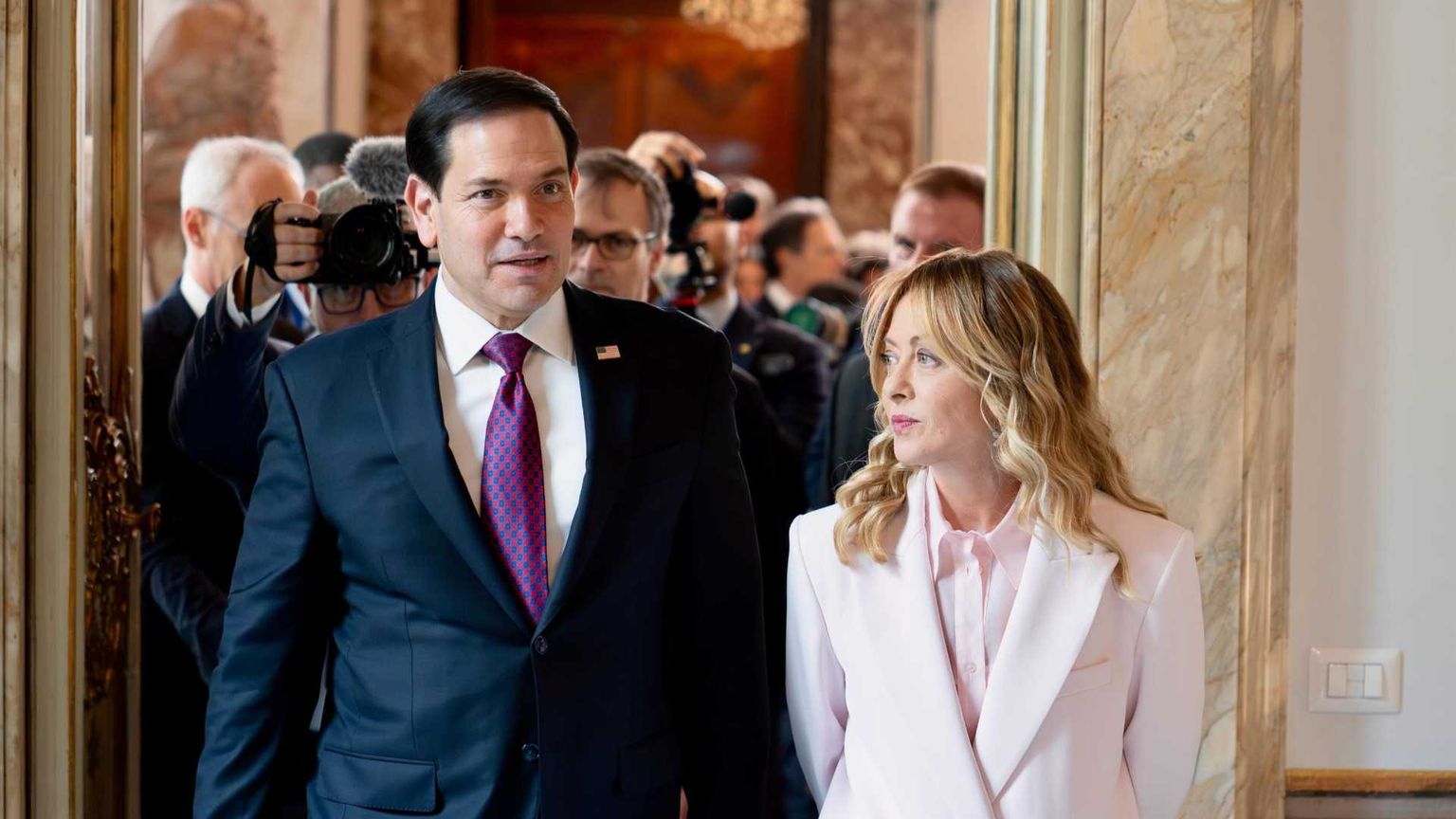 Rubio e Meloni