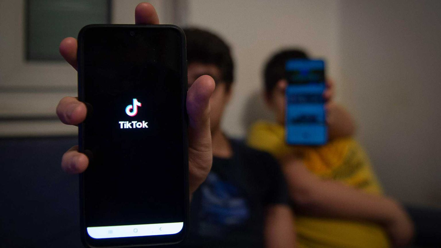 Bambini e adolescenti utilizzano TikTok