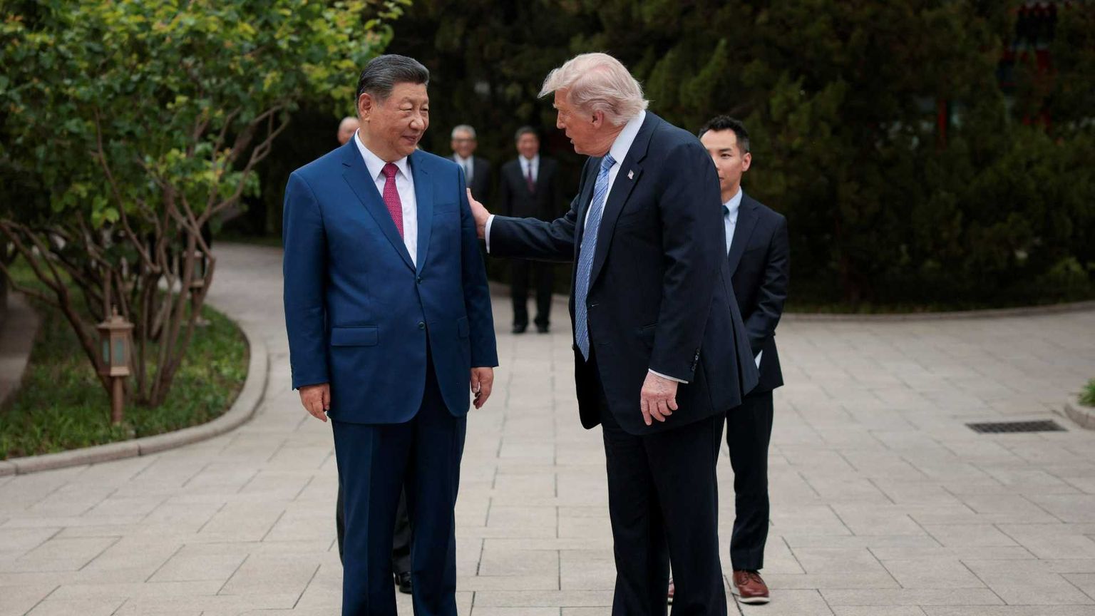 Donald Trump e Xi Jinping a Pechino