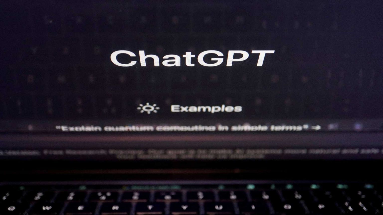 La schermata di ChatGpt