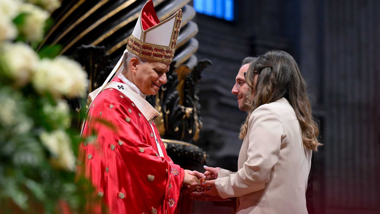 Un momento della Messa di Pentecoste in San Pietro con Leone XIV / VATICAN MEDIA